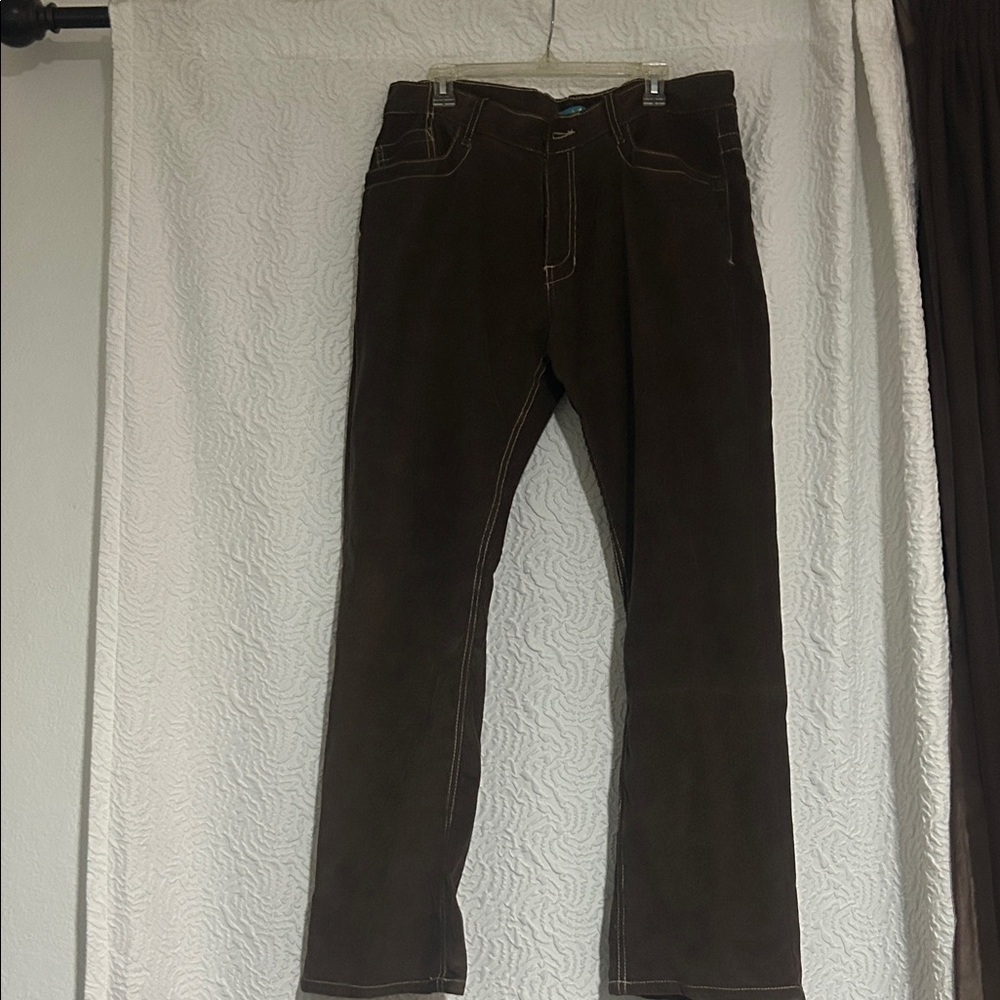 Men's Brown Straight Jeans